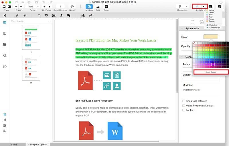 Free pdf editor mac os